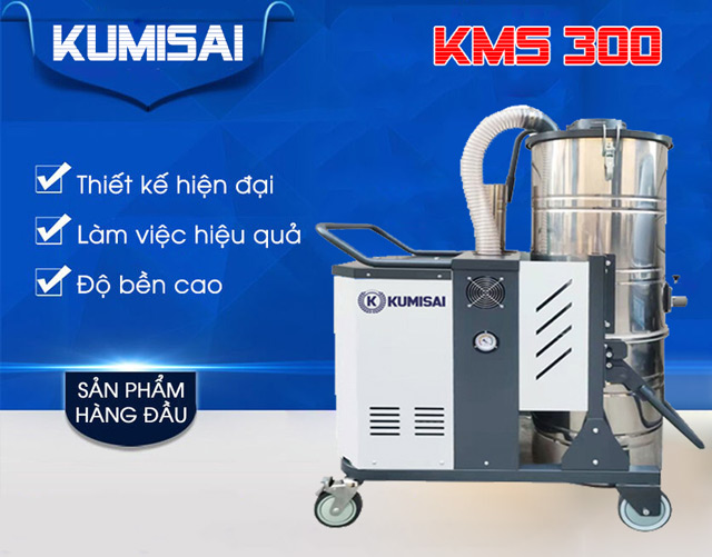 Máy hút bụi công nghiệp 3 pha Kumisai KMS 300