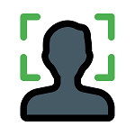 icon khoá nhận diện khuôn mặt