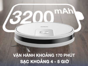 Robot hút bụi lau nhà Hitachi RV-X15N 4 Robot hút bụi lau nhà Hitachi RV-X15N - 3200 mAh