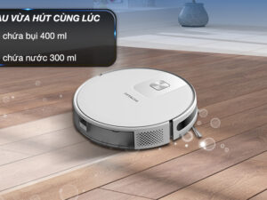 Robot hút bụi lau nhà Hitachi RV-X15N 2 Robot hút bụi lau nhà Hitachi RV-X15N - Vừa hút bụi vừa lau nhà