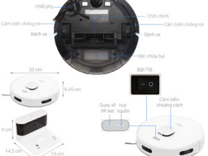 Robot hút bụi lau nhà Hitachi RV-X20M