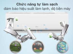 Điều hoà LG Inverter 1HP V10WIN1 4 Máy lạnh LG Inverter 1 HP V10WIN1 - Khả năng lọc không khí