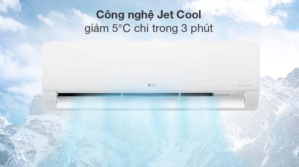 Máy lạnh LG Inverter 2.5 HP V24WIN1 - Công nghệ làm lạnh