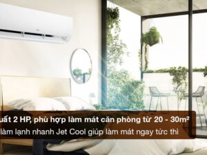 Điều hoà LG inverter 2HP V18WIN1 4 Máy lạnh LG Inverter 2 HP V18WIN1 - Công suất 2 HP, phù hợp làm mát cho diện tích từ 20 - 30m2