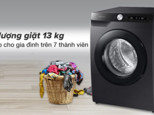 Khối lượng giặt 13 kg - Máy giặt Samsung Inverter 13 kg WW13T504DAB/SV