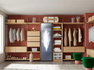 Tủ chăm sóc quần áo thông minh Samsung Bespoke AirDresser 5 móc DF10A9500CG/SV 2 Tủ Chăm Sóc Quần Áo Thông Minh Samsung DF10A9500CG/SV - Động cơ Dìgital Inverter