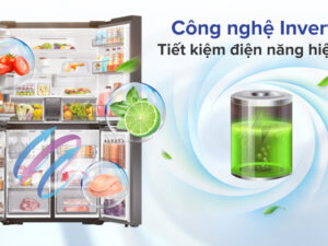 Tủ lạnh Samsung Inverter RF59C766FB1/SV 648 lít 4 Tủ lạnh Samsung Inverter 648 lít RF59C766FB1/SV - Công nghệ Inverter