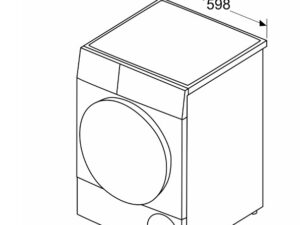 Máy sấy bơm nhiệt Bosch WQB245B40 series 8, 9 kg