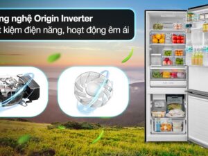 Tủ lạnh Toshiba Inverter 321 lít GR-RB405WEA-PMV(06)-MG - Công nghệ tiết kiệm điện