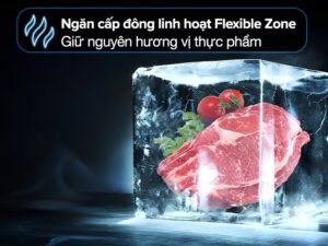 Tủ lạnh Toshiba Inverter 515 lít GR-RF677WI-PGV(22)-XK 4 Tủ lạnh Toshiba Inverter 515 lít GR-RF677WI-PGV(22)-XK - Ngăn cấp đông linh hoạt Flexible Zone