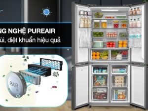 Tủ lạnh Toshiba Inverter 515 lít GR-RF677WI-PGV(22)-XK 6 Tủ lạnh Toshiba Inverter 515 lít GR-RF677WI-PGV(22)-XK - Công nghệ kháng khuẩn khử mùi