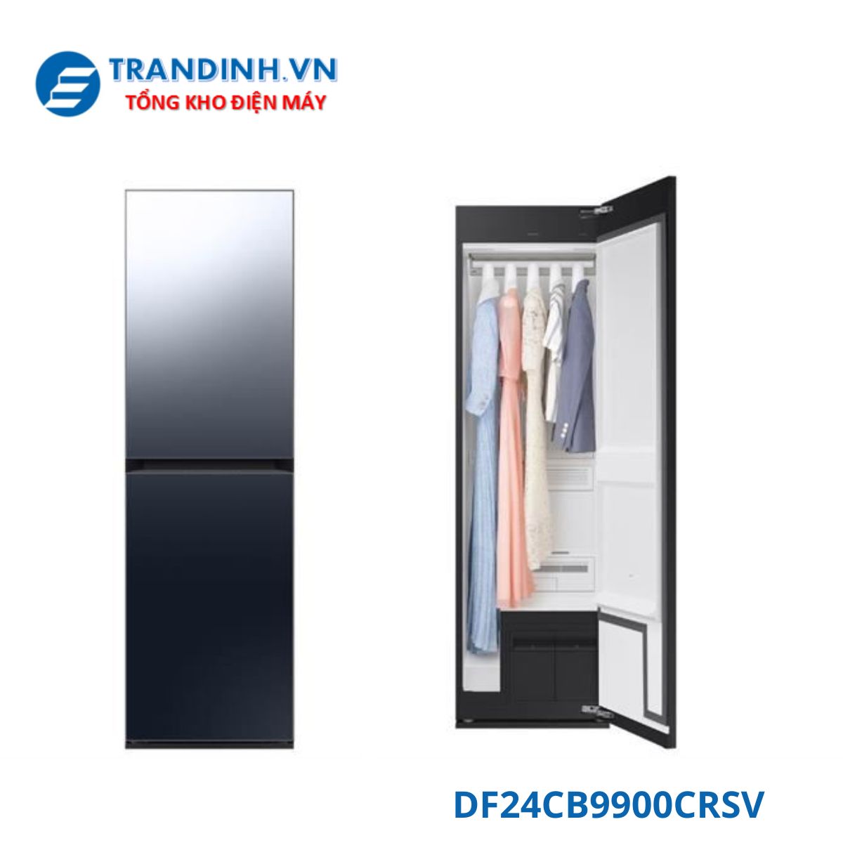 Tủ chăm sóc quần áo Samsung DF24CB9900CRSV 5 móc