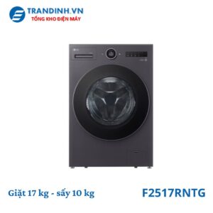 Máy giặt sấy LG F2517RNTG | Giặt 17kg - sấy 10kg Inverter cửa ngang 3 F2517RNTG