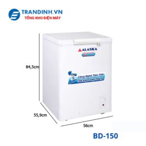 Tủ đông Alaska BD-150 | 103L 1 ngăn 1 cánh 3 BD-150