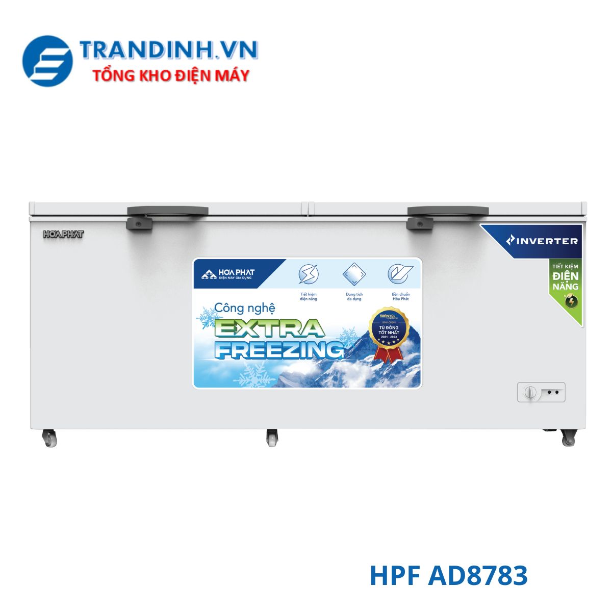 Tủ đông Hòa Phát HPF AD8783 | 783L 1 ngăn 2 cánh inverter
