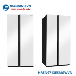 Tủ lạnh Hitachi HRSN9713ESMGWVN | 656L 2 cánh Inverter 3 HRSN9713ESMGWVN