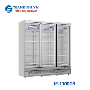 Tủ đông Alaska IF-1100G3 | 1100 lít 3 cánh, mặt kính 3 IF-1100G3