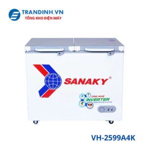 Tủ đông Sanaky VH-2599A4K | 208L 1 ngăn 2 cánh inverter 3 VH 2599A4K