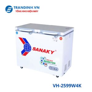 Tủ đông Sanaky VH-2599W4K | 195L 2 ngăn 2 cánh inverter 3 VH-2599W4K