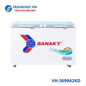 Tủ đông Sanaky VH-3699A2KD | 270L 1 ngăn 2 cánh kính 3 VH-3699A2KD