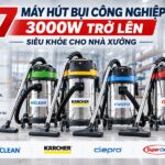 7 Máy hút bụi công nghiệp 3000W siêu khỏe cho nhà xưởng